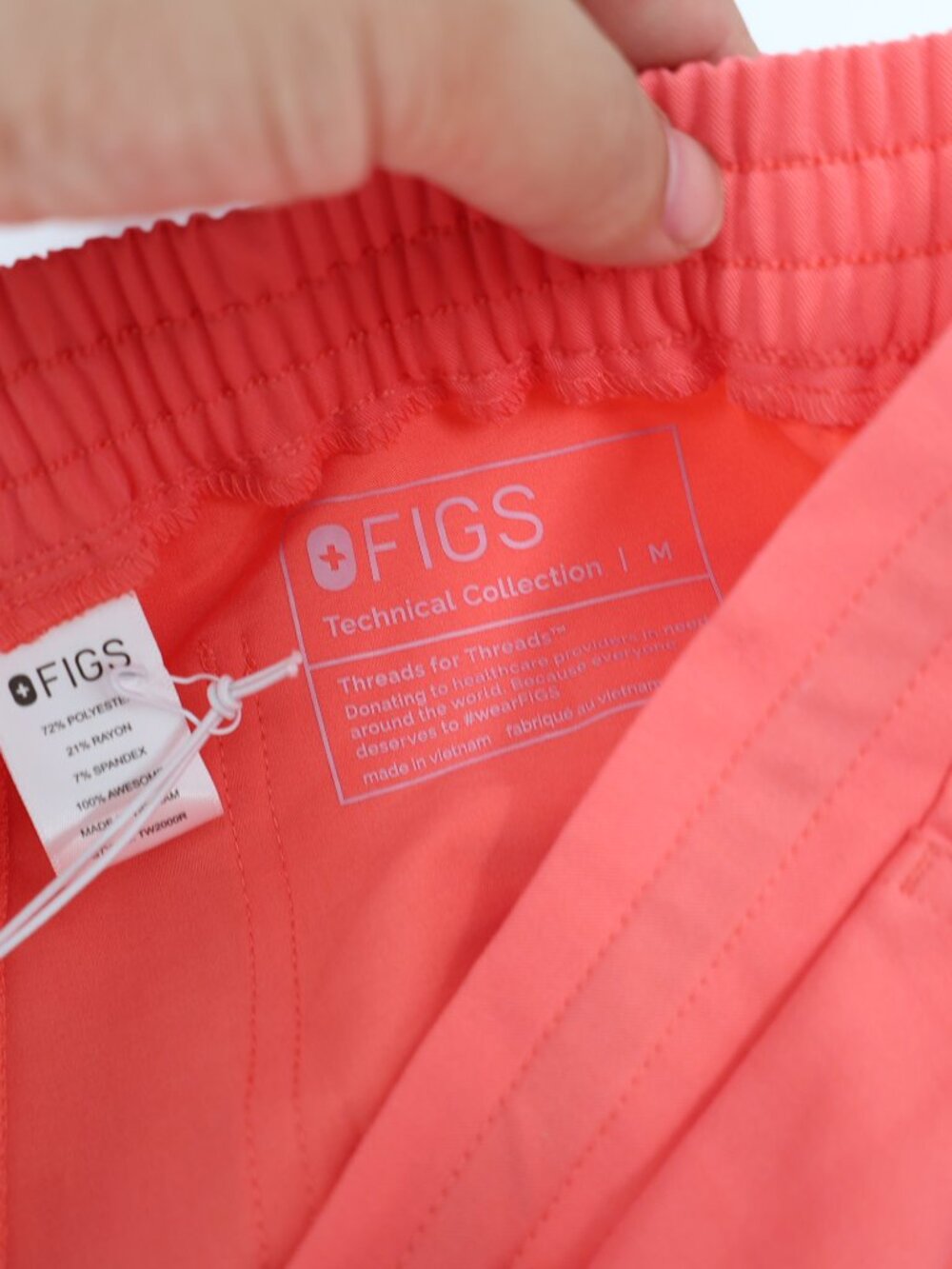 NWT FIGS Scrub Pants Women Medium Yola Skinny Medical Drawstring Stretch Pockets - Picture 8 of 12